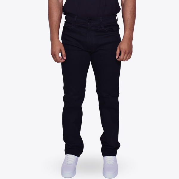 Pantalón de Mezclilla Negro Total Straight Tiempos