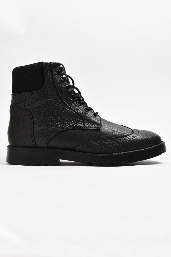 Bota Piel Genuina Soft Negro