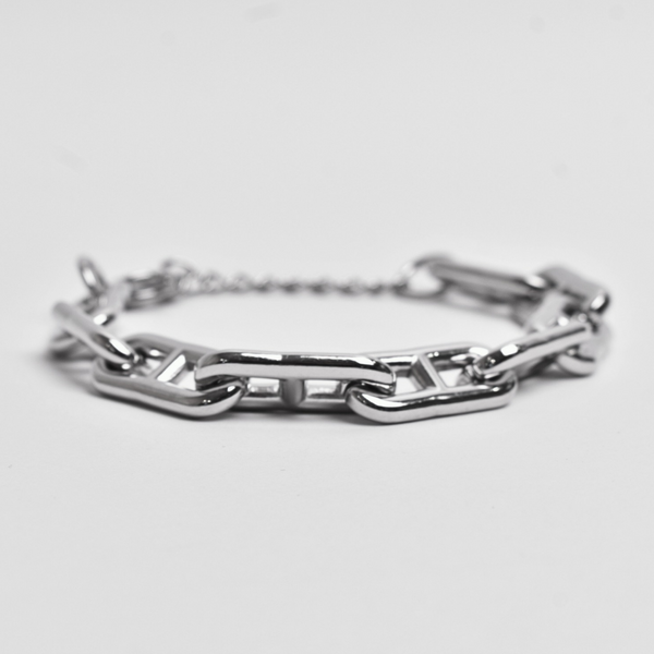Pulsera Clip Plateada