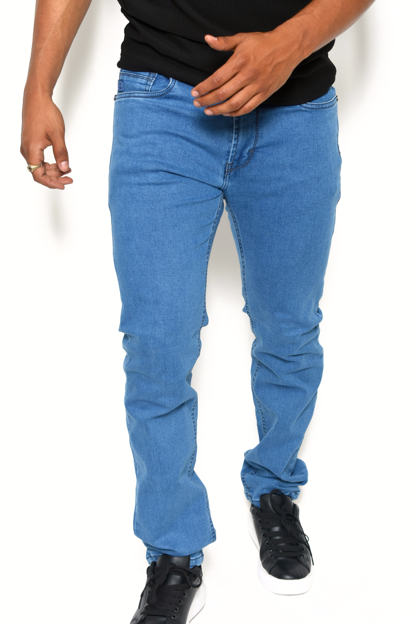 Pantalón de Mezclilla Azul Claro Slim TPS