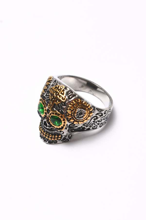 Anillo Plateado Calavera