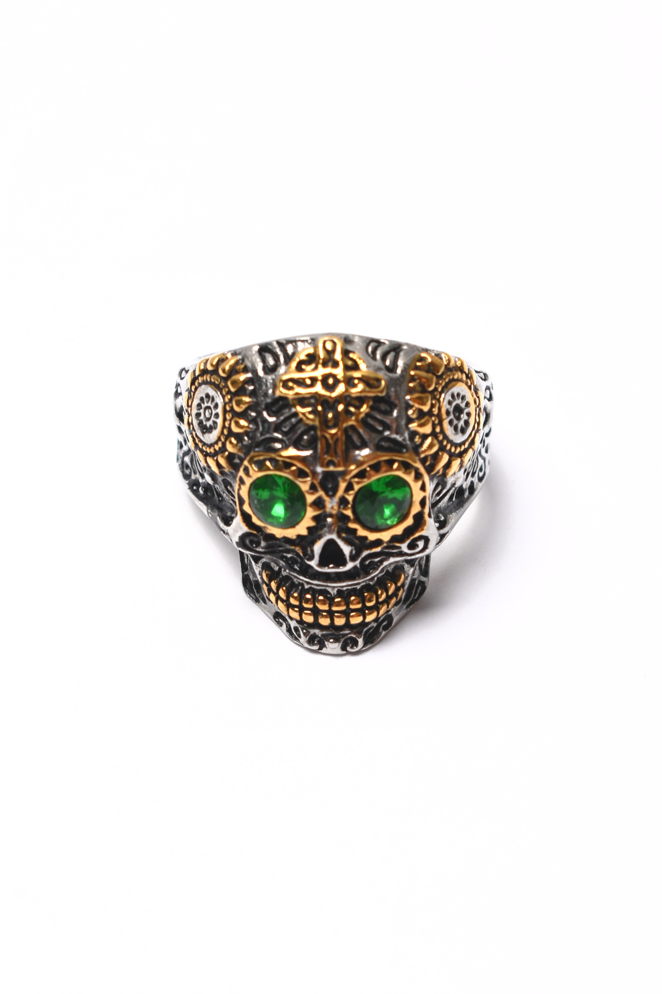 Anillo Plateado Calavera