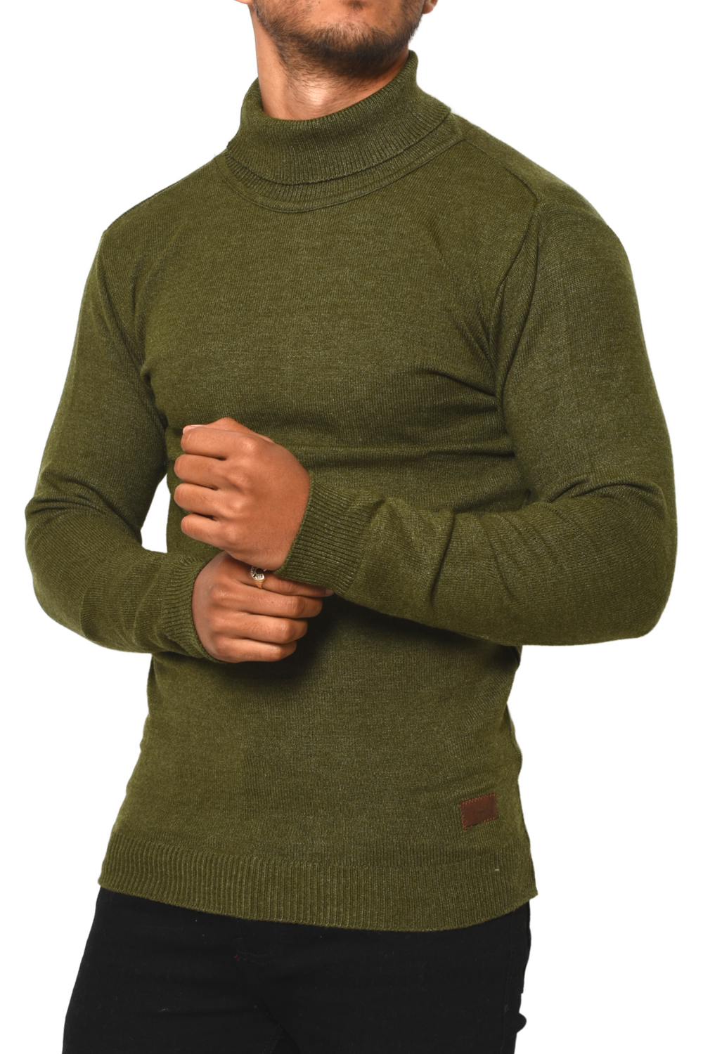 Moda Cuello De Tortuga Hombre Outfit Ropa Oriental Para Hombre